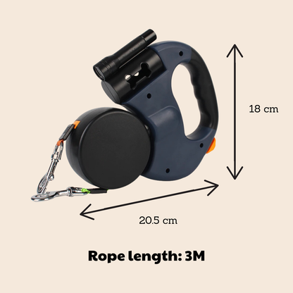 Double Paws Restractable Leash